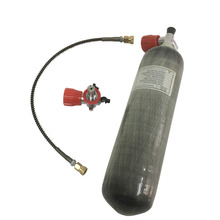 Tanque de Paintball HPA AC103101 PCP, botella de 3L, 4500PSI, cilindro de corriente de Soda CO2 con gague valve station, llenado pcp 2024 - compra barato