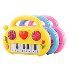 Детское музыкальное фермерское фортепиано, Игрушки для раннего развития, обучающие игрушки для детей, подарок, 2 цвета, развивающая музыкальная игрушка DS19 2024 - купить недорого
