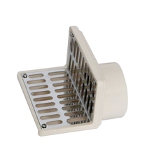 Drenaje de suelo de doble uso PVC56/75 tubo, esquina de pared para balcón, acero inoxidable, mismo tipo de pared lateral, 1 ud. 2024 - compra barato