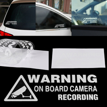 Universal Car Styling Window Truck Auto Vinyl Sticker Decor Car Sticker Warning On Board Camera Recording 2024 - buy cheap