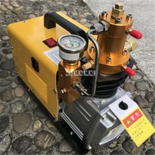 Bomba de aire de alta presión de 30MPA, Enfriador de agua de un solo cilindro de acero inoxidable de alta calidad, bomba de aire eléctrica pequeña de 220V, 1,8 kW/2kW 2024 - compra barato