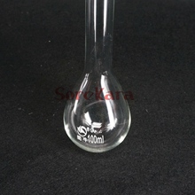 Kjeldahl-frasco de vidrio de borosilicato de fondo redondo, para la fijación de nitrógeno, 100ml 2024 - compra barato