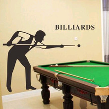 Wall stickers creative personality, bar billiards snooker club sticker decorative wall stickers KTV Cafe 2024 - buy cheap