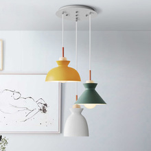 Nordic simple modern bedroom bedside personality bar iron rice cup pendant light restaurant  hanging lamp 2024 - buy cheap