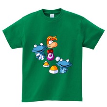 Camiseta con estampado digital de Rayman Legends para niños, Camisa de algodón con cuello redondo, de moda, fresca 2024 - compra barato