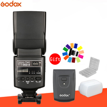 Godox-Flash inalámbrico TT560II Speedlite, con disparador inalámbrico integrado de 433MHz para cámaras Canon, Nikon, Pentax, Olympus, DSLR 2024 - compra barato