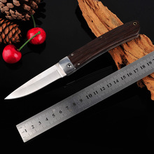 High Hardness Folding Knife Survival Tactical Knife Outdoor Self-defense Knife Camping Hunting Pocket Knives Wood Handle Tools 2024 - buy cheap