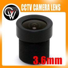 10pcs/lot New 3.6mm Lens CCTV Board Lens 80 Degrees For CCTV Security Camera Free Shipping 2024 - buy cheap