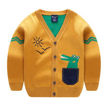 Autumn Kids Cardigan Coat Boy Sweaters Cotton Baby Boys Girls Jacket Outerwear Kids Cardigan Boy Sweater Children Clothing 2024 - buy cheap