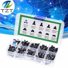TZT 10 Values 180PCS Tactile Push Button Switch Mini Momentary Tact Assortment Kit DIY 2024 - buy cheap