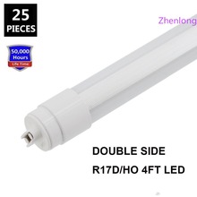 Luces de tubo LED T8 de doble cara G13 R17D, iluminación giratoria de 4 pies, 28W, 6 pies, 42W, 8 pies, 65w, caja de señal, 360 grados 2024 - compra barato