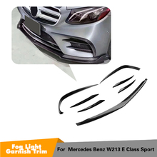 Guardabarros de parachoques delantero para mercedes-benz Clase E W213, E250, E300, E400, Sport Sedan 2017, 2018, 2019, fibra de carbono 2024 - compra barato