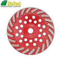 DIATOOL Diameter 180MM Segmented Turbo Diamond Grinding Cup Wheel For Concrete And Masonry Material, 7" Diamond Grinding Discs 2024 - buy cheap