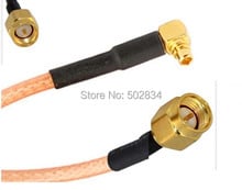 10pcs RG316 SMA Male to MMCX Male Plug RA Pigtail Adapter RG316 Cable 15cm 2024 - buy cheap