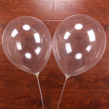 Balão de látex transparente, balão de 12 polegadas para decoração de casamento, feliz aniversário, chá de bebê, suprimentos para festa de menina, balão de látex transparente com 10 peças 2024 - compre barato