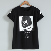 Harajuku Japanese Women Cartoon T Shirts Unique Graphic Short Sleeves T-Shirt White Tees Kawaii Cute Cotton Shirt Drop Shipping 2024 - buy cheap