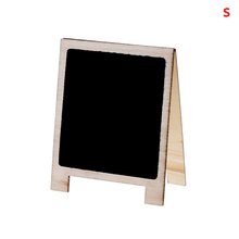 Size S 8*10CM Desktop Writing Boards Wood Tabletop Chalkboard Double Sided Blackboard Message Board Stationery Office Supplies 2024 - buy cheap