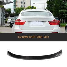 Carbon Fiber Rear Trunk Spoiler Wing Lip for BMW X6 E71 2008 2009 2010 2011 2012 2013 Car Styling Car Cover 2024 - buy cheap