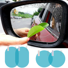 2 шт. Автомобильная зеркальная защитная пленка заднего вида, противотуманная, на окно, прозрачная, непромокаемая, на зеркало заднего вида, Защитная мягкая пленка, авто аксессуары 2024 - купить недорого