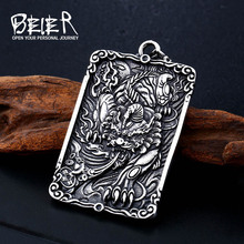 Beier 316L Stainless Steel brave troops Necklace pendant Lucky and evil spirits high quality jewelry men's pendant LLBP8-015P 2024 - buy cheap