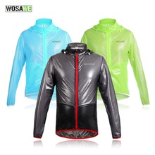 WOSAWE-chubasquero impermeable para ciclismo, chaqueta reflectante para bicicleta, larga, antipolvo y viento, novedad 2024 - compra barato