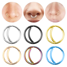 1Pc Surgical Steel 20g Nose Rings and Studs Nose Ring Hoop Women Neuspiercing Nose Earrings Piercing Nez Body Jewelry 2024 - buy cheap