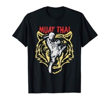 Muay Thai Tiger Fighter T-Shirt new 2019 Fashion Hot Mens T-Shirt Summer O Neck Cotton Custom Printed T Shirts 2024 - buy cheap