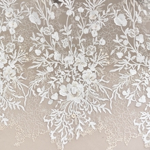 plum dot flower mesh embroidery lace fabric Wedding Dress Tulle Skirt Material fabrics for patchwork kumas telas por metros 2024 - buy cheap