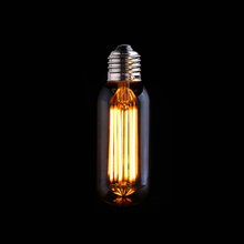 Винтажная светодиодная длинная лампа накаливания, 6 Вт 2200 к, золотой оттенок, Edison Dimmable T45 трубчатая лампа декоративное освещение 2024 - купить недорого
