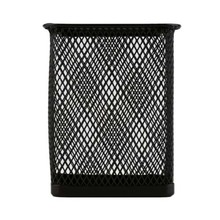 Metal Pen Holder Mesh Squarer Cosmetic Container Desk Organization Stationery Pencil Brush Container School Office Supplies 2024 - buy cheap