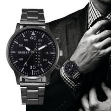 Великолепные мужские часы Топ бренд класса люкс мужские из нержавеющей стали Кварцевые наручные часы с циферблатом Erkek Kol Saati Relogio Masculino 2024 - купить недорого