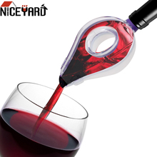 NICEYARD Liquor Spirit Pourer Decanter Red Wine Aerator Wine Hopper Filter Bar Tools Bar Accessories 2024 - compre barato