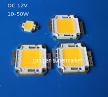 High Power Epistar Cob Led Integrated Chip 12V-15V 10W 20W 30W 50W SMD White Chips for Floodlight Lawn lights Spotlight 2024 - buy cheap