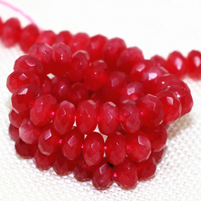 Cuentas sueltas de ónice y cornalina para fabricación de joyas, abalorios de moda Vintage de color rojo, ágatas facetadas de 2x4mm, 4x6mm, 5x8mm, gran oferta diy, B151 2024 - compra barato