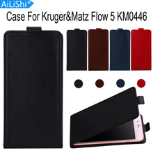 AiLiShi Case For Kruger&Matz Flow 5 KM0446 Luxury Flip Leather Case Flow 5 Kruger&Matz Exclusive 100% Phone Cover Skin+Tracking 2024 - buy cheap