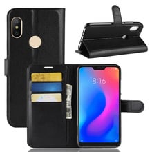 Funda de piel sintética para Xiaomi Redmi Note 6 Pro, carcasa de teléfono protectora con tapa y soportes para tarjetas 2024 - compra barato