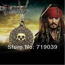 ZRM 20pcs/lot Wholesale Fashion Jewelry Vintage Charm Aztec Coin Pendant Necklace Pirates of the Caribbean Necklace 2024 - buy cheap