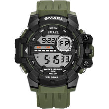 SMAEL-reloj deportivo de lujo para hombre, cronógrafo electrónico Digital Led, Masculino 2024 - compra barato