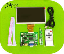 Jstping 7 inch 800*480 LCD display screen AT070TN90 AT070TN92 93 94 Driver Board Control Monitor HDMI VGA AV for Raspberry Pi 2024 - buy cheap