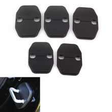 5x abs trava da porta segurança protetor, guarnição, kit striker para jeep wrangler 2008 2009 2010 2011 2012 2013, acessórios 2024 - compre barato