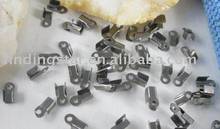 FREE SHIPPING 3000PCS Black end cap crimp beads 3x6mm M131 2024 - buy cheap