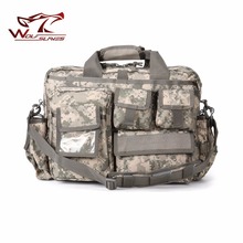 Maletín de estilo militar para hombre, bolso de hombro cruzado para ordenador portátil, bandolera, portafolio 2024 - compra barato