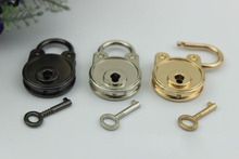 10pcs/lot DIY the panda lock act the role ofing is tasted decorate the padlock elliptical lock hardware accessories 2024 - buy cheap