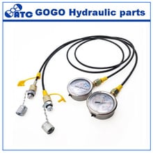 Quick Connector excavator hydraulic pump test gauge pressure hose connector fitting suit 2024 - buy cheap