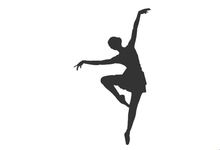 Bela bailarina está dançando vinil adesivo de carro e gráficos para o corpo do carro janela design da porta arte destacável mural fa053 2024 - compre barato