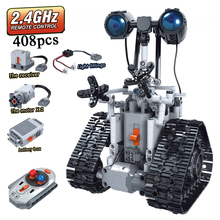 MOC Classic Robot Remote Control 2.4GHz High-Tech with Motor Box 408pcs Building Blocks Bricks Creative Toys for Children 2024 - buy cheap