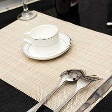 4 pçs/set pvc placemat cor Sólida toalha de mesa de jantar conjunto de mesa tigela pad guardanapo bandeja mesa de jantar coasters esteira de tabela crianças conjunto 2024 - compre barato