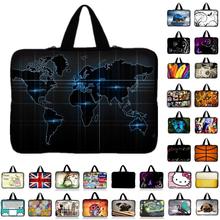 Capa de mapa mundi para notebook, laptop, 9.7 polegadas, 10 ", 11.6", 13 ", 13.3", 14 ", 14.4", 15 ", 15.6" 17 "e 17.3" 2024 - compre barato