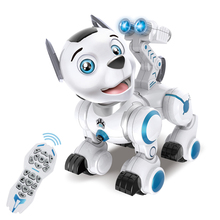 Perro Robot de Control remoto interactiva para niños, Robot de baile inteligente para caminar, cachorro, electrónico, con luz y sonido 2024 - compra barato