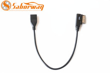 Saborway AMI MDI MMI para USB Fêmea Adaptador de Sincronização de Dados de Carregamento Cabos de Áudio Para A3 A4L A5 A6L A8 Q3 q5 Q7 TT 2024 - compre barato